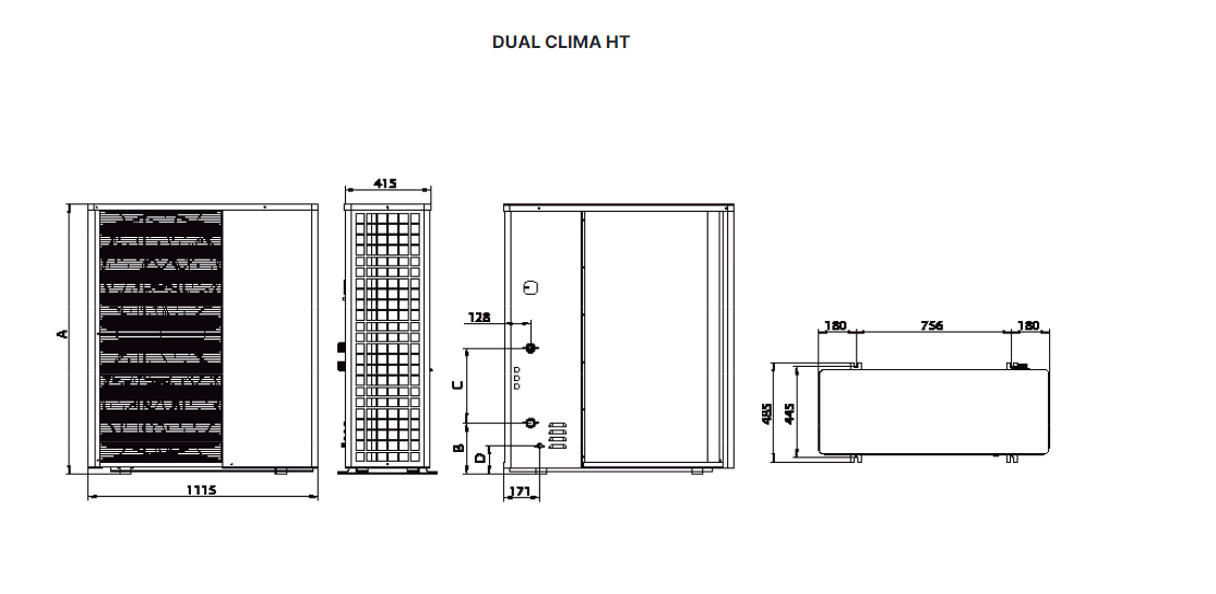 Aerotermia MEDIDAS1 DUAL CLIMA HT